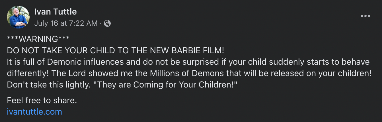 Barbie' film 'forgets core audience' in favor of trans agenda and gender  themes, Christian movie site warns