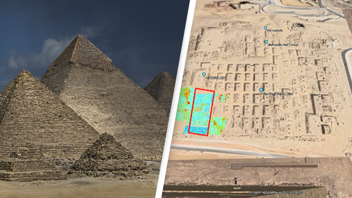 Unknown structure discovered under sand near Great Pyramid of Giza in  significant breakthrough for researchers