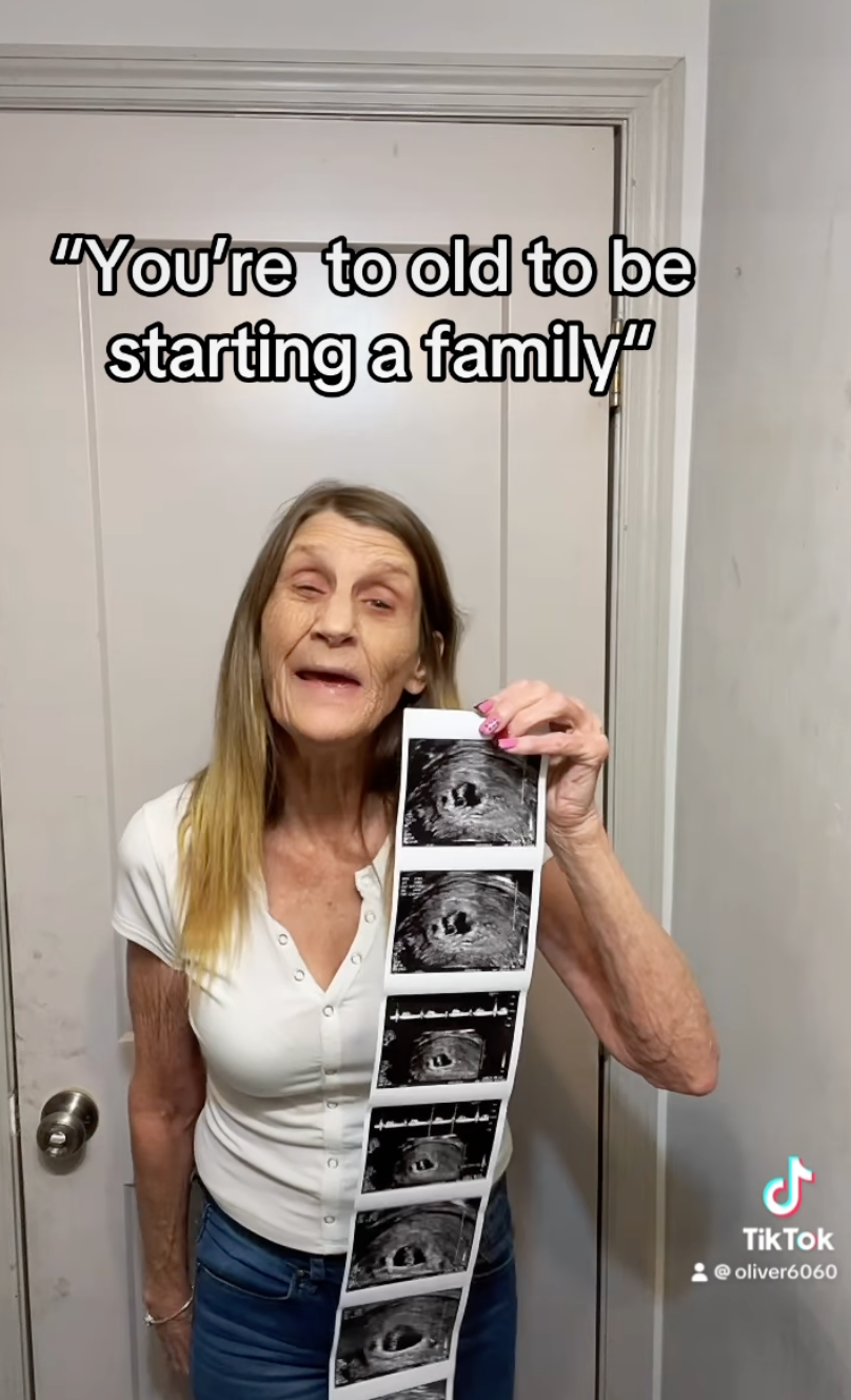 63-year-old grandmother and her 26-year-old husband share they are  expecting their first baby together