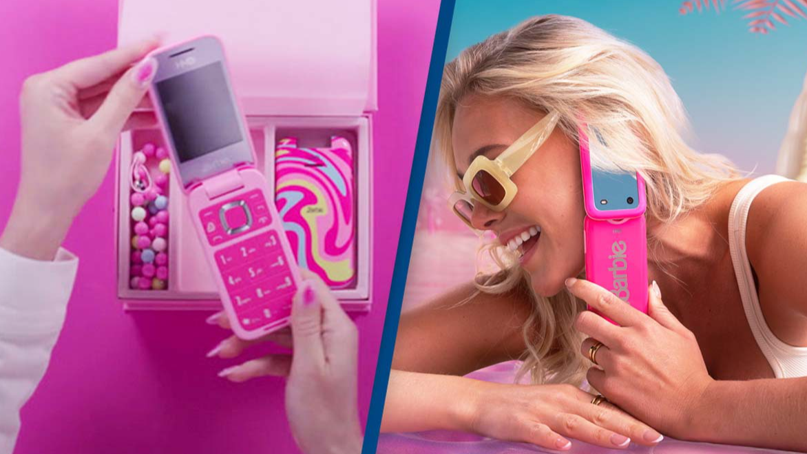 Barbie flip phone toy on sale