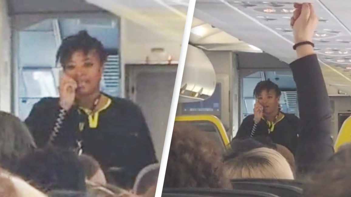 Flight attendant reveals 'scary' reason why they sit on their hands during  take-off and landing