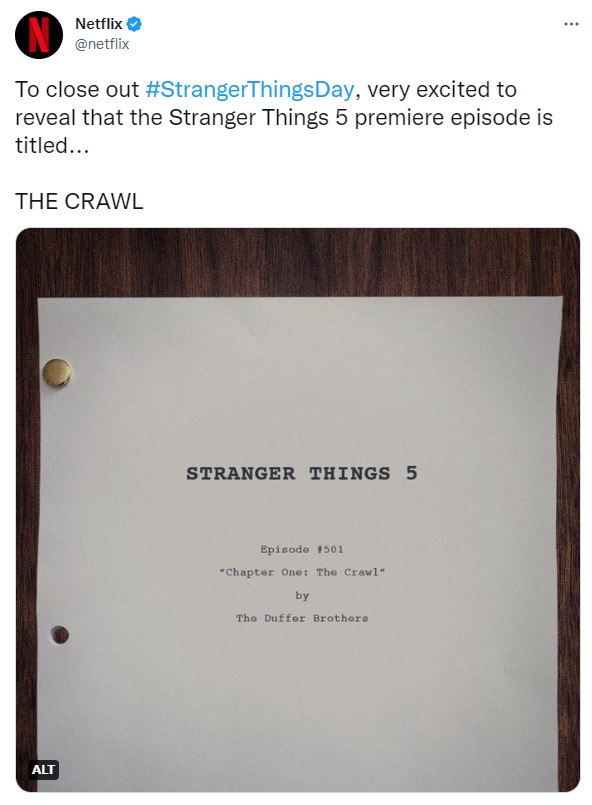 Stranger Things 5 Eddie Will Be Back Chapter One The Crawl Home