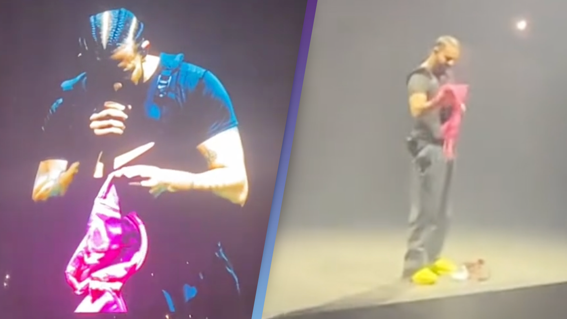 Who is Veronica Correia? Portugese fan threw 36G bra at Drake during It's  All A Blur concert - Opoyi