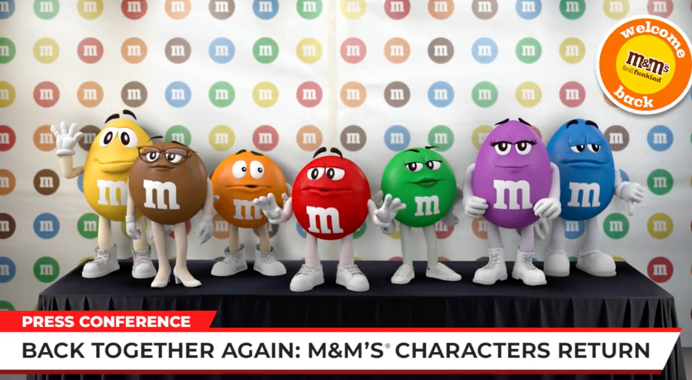 M&M's Mascots Change to Represent a 'Progressive World