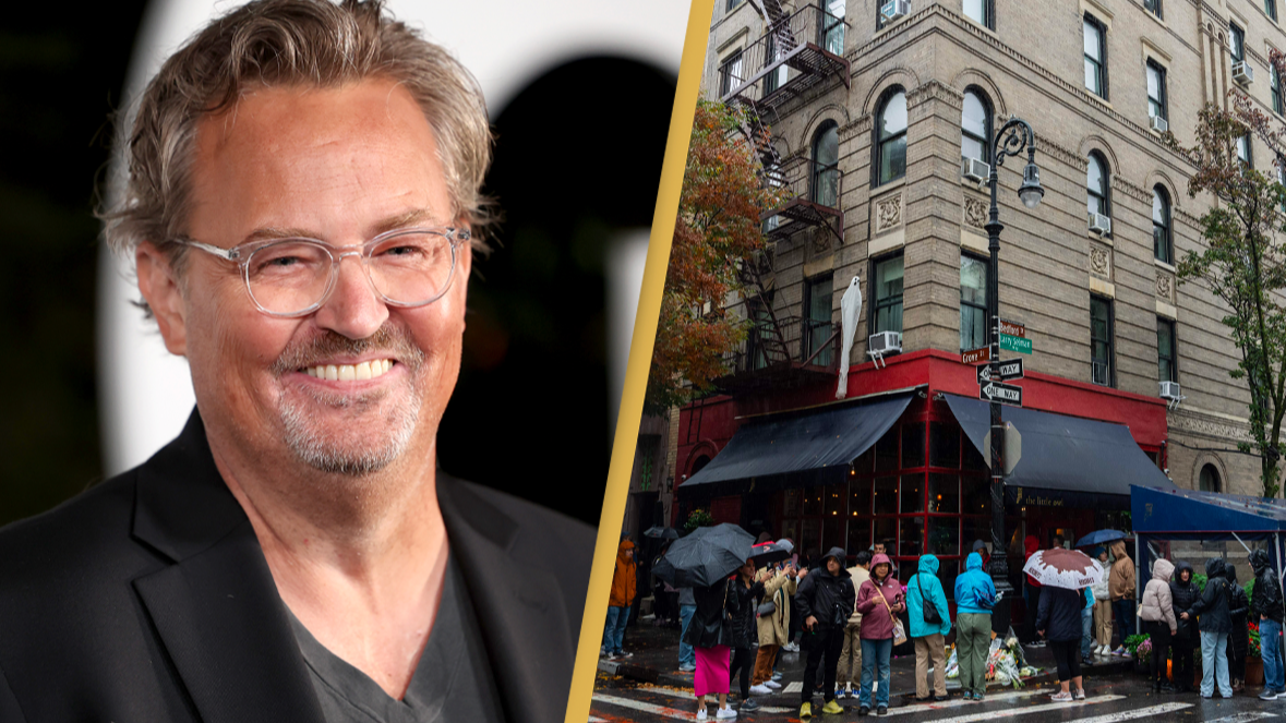 Matthew Perry Fans Pay Tribute at Chandler Bing's Iconic 'Friends' Apartment