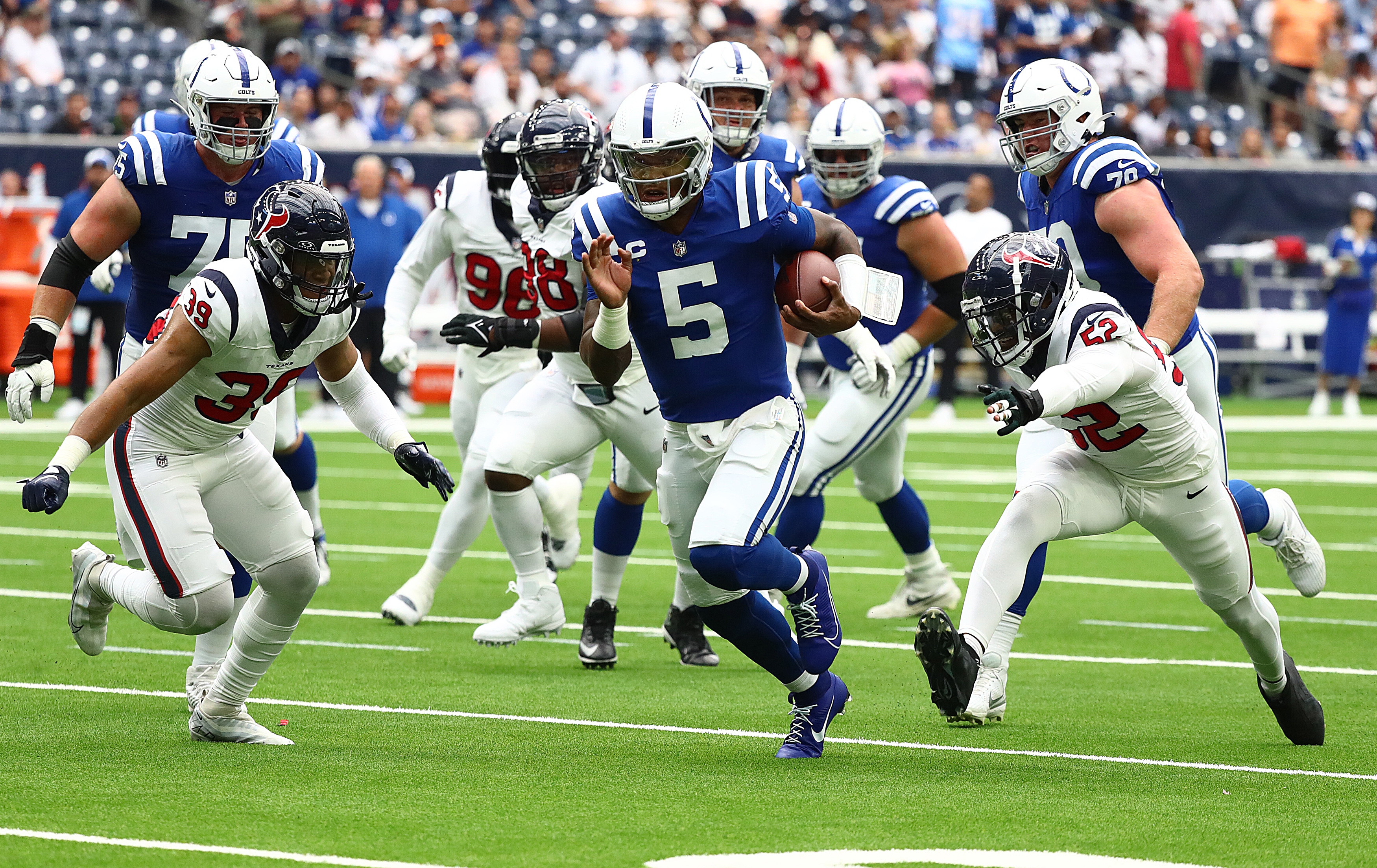 Texans Fall to Colts; Fight Breaks Out