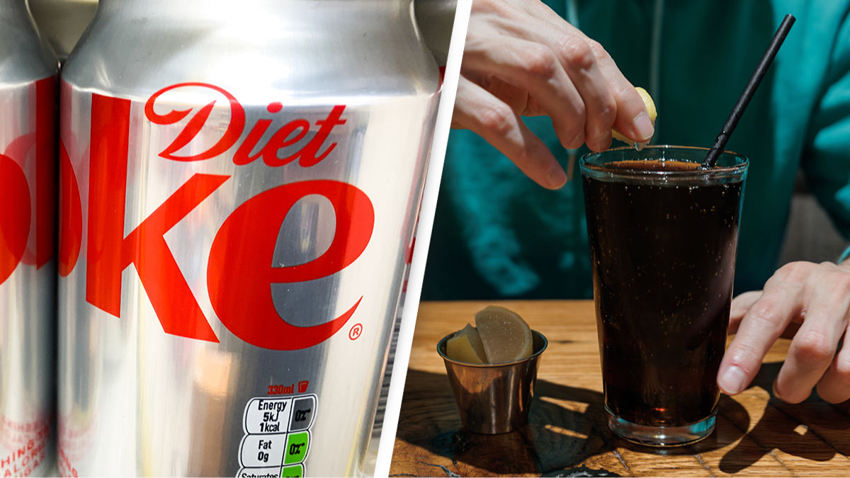 Expert reveals what a can of Diet Coke does to your body in just one hour  after drinking it