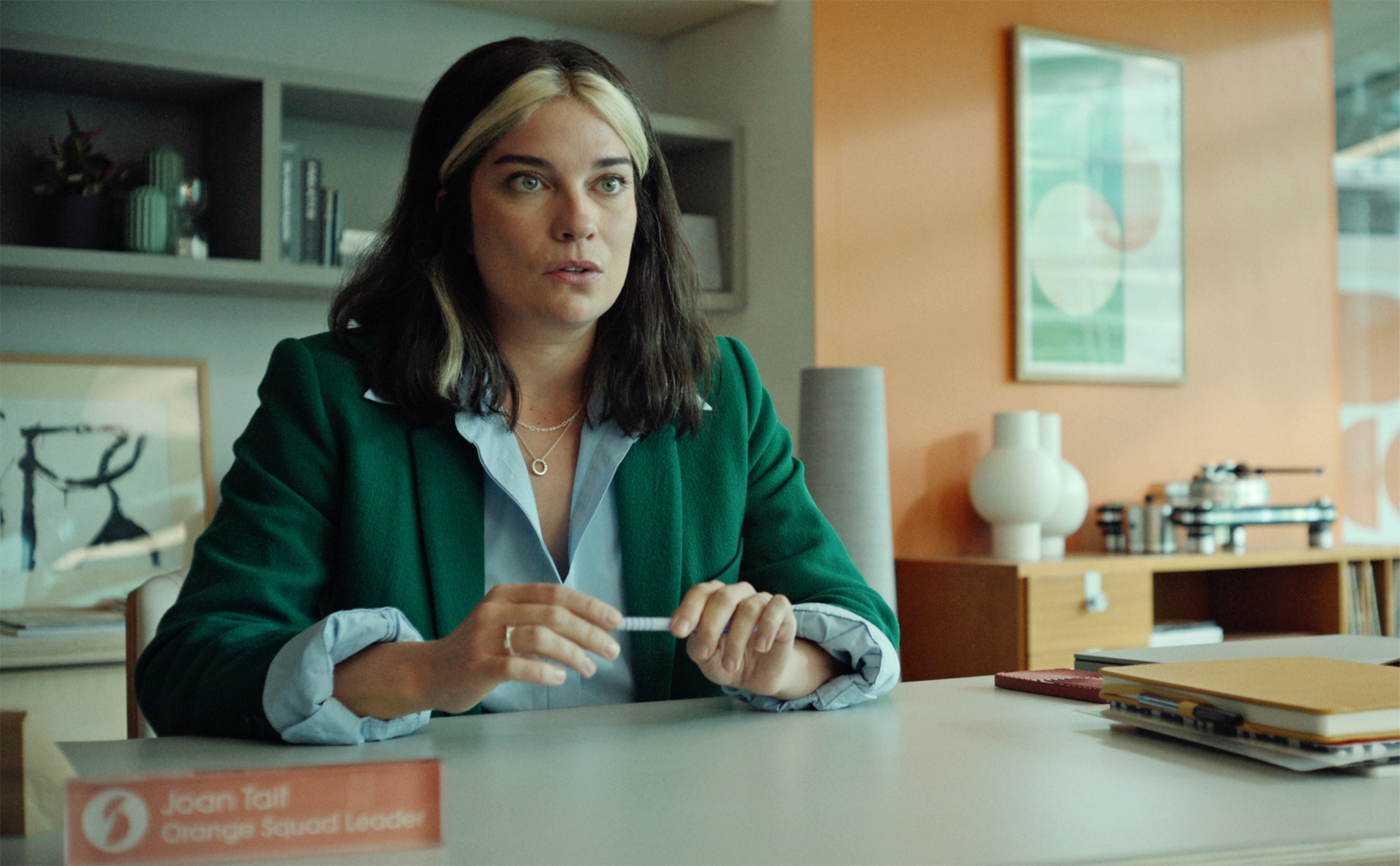 Black Mirror” Stars Salma Hayek and Annie Murphy Surprise Ecstatic