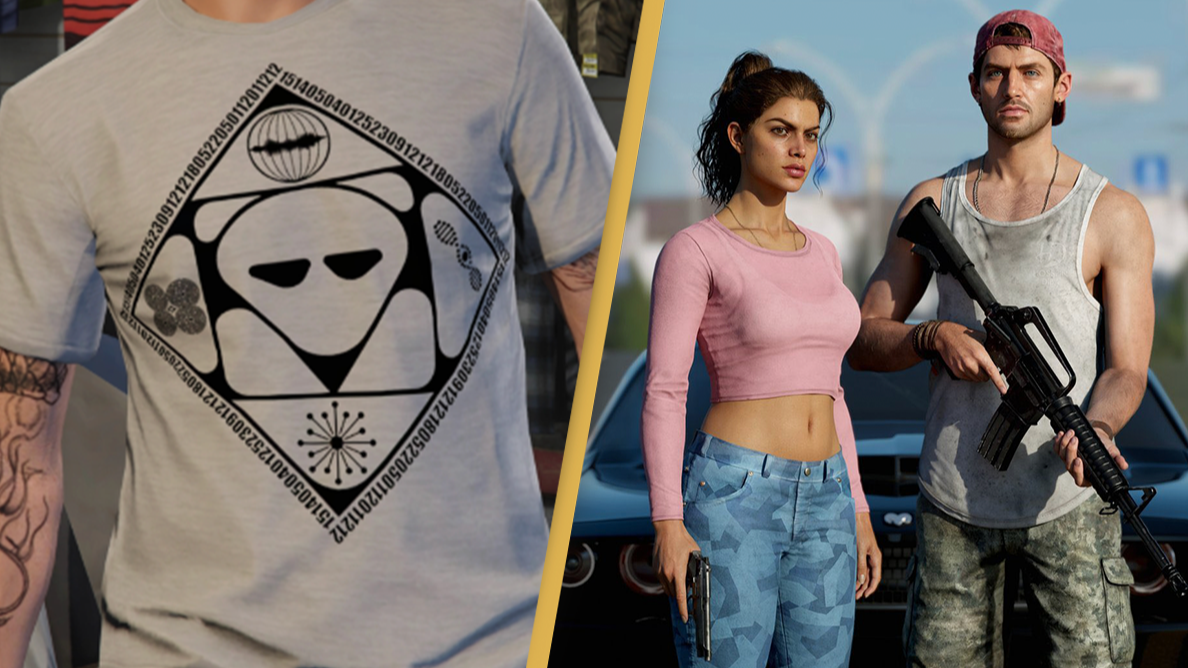 GTA VI - Release Date - T-shirt GTA Online Easter Egg GTA 6 (Menyoo PC  Outfits - MP Male) 