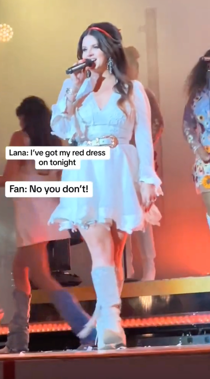 Fans baffled after hearing Lana Del Rey's voice at her concert