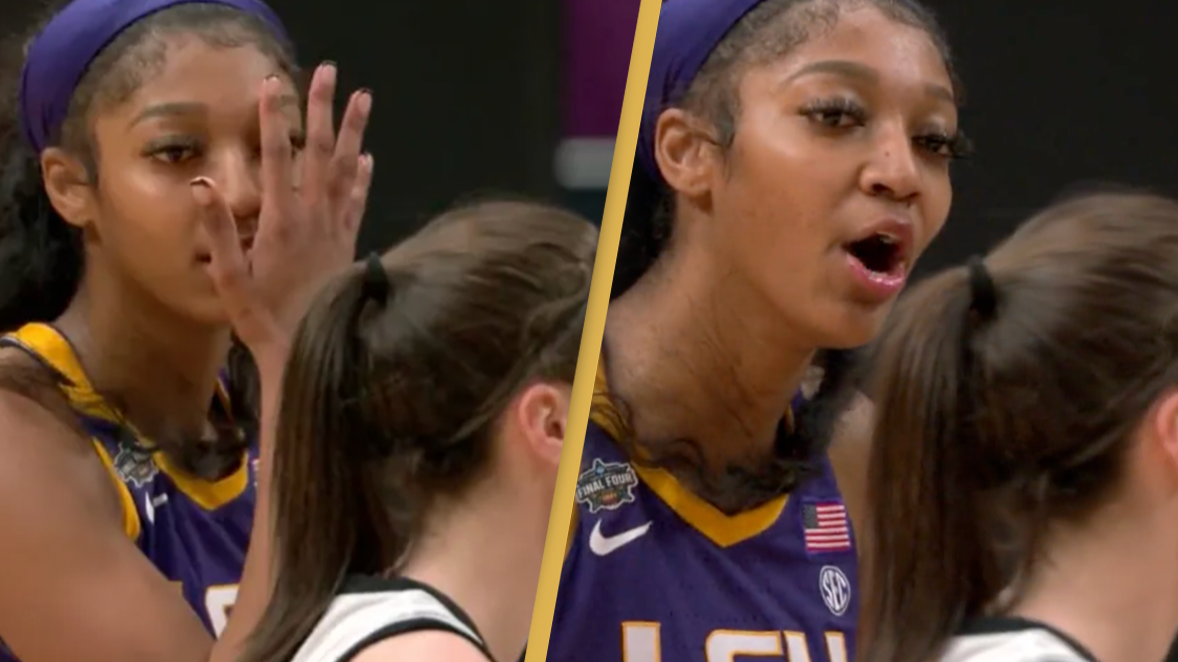 LSU basketball player Angel Reese criticized for mocking Caitlin Clark