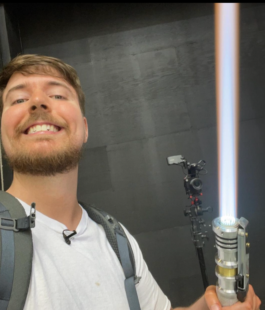 Why Was MrBeast's Real Lightsaber WILD?