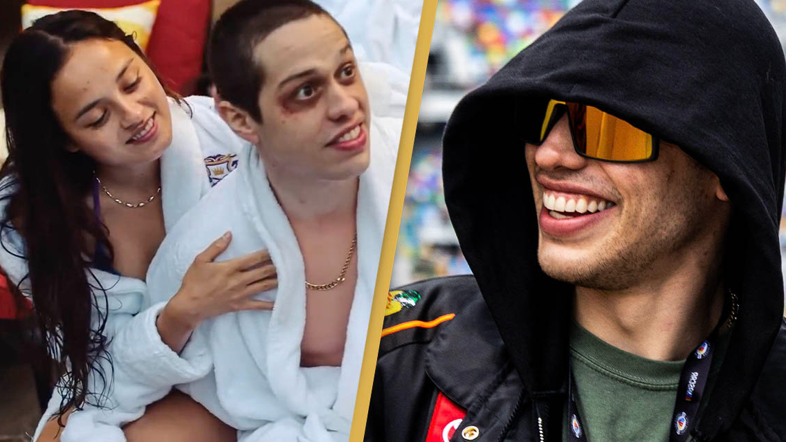 Pete Davidson, Chase Sui Wonders crash car into home