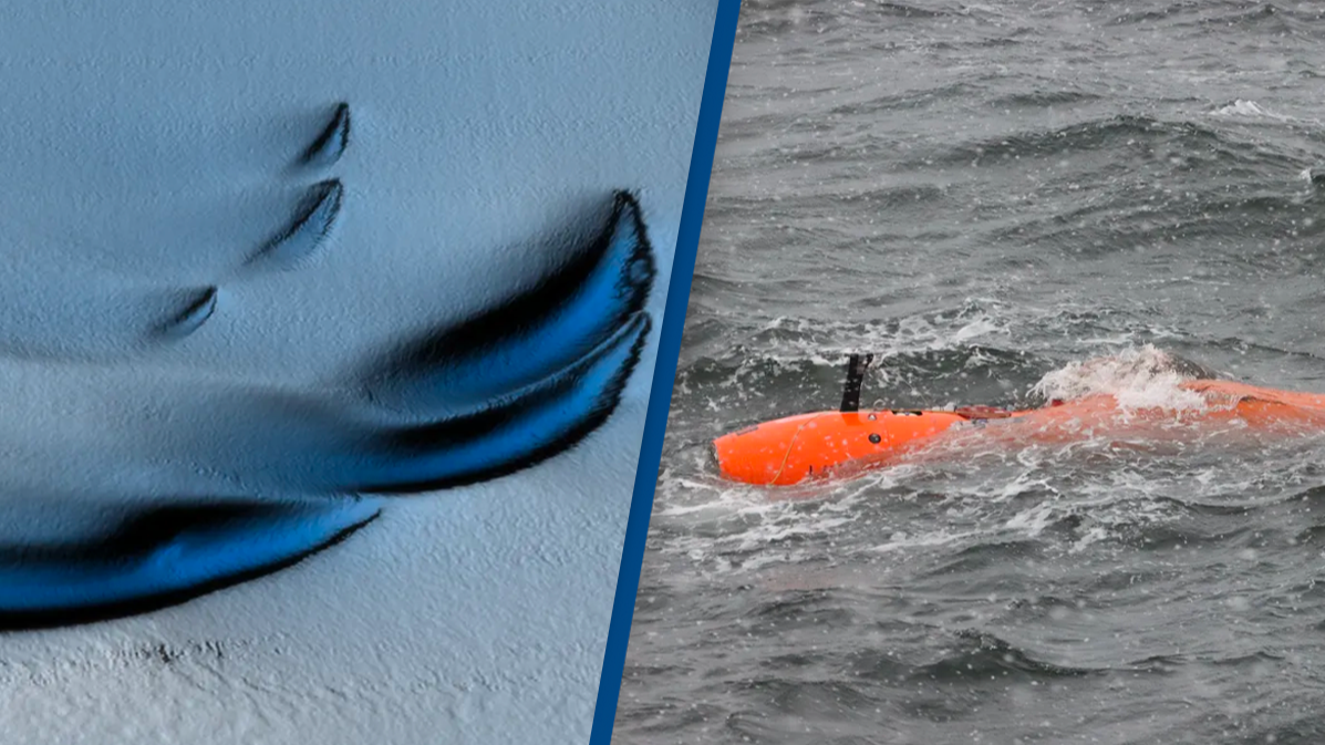 Underwater drone discovers giant structures underneath antarctic ice before  going missing