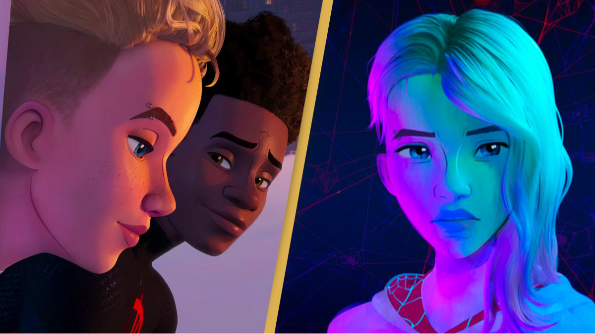 Across the Spider-Verse includes a 'Protect Trans Kids' poster