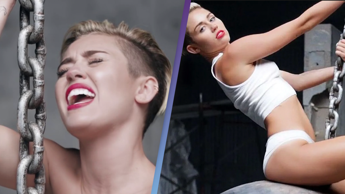 1182px x 665px - Miley Cyrus regrets iconic Wrecking Ball music video