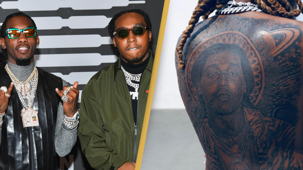 Offset debuts massive back tattoo honoring late cousin Takeoff