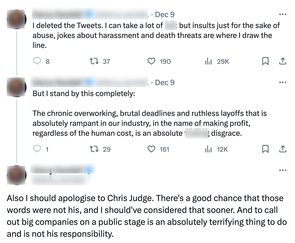 COD devs react to Christoper Judge's joke; Looks like someones