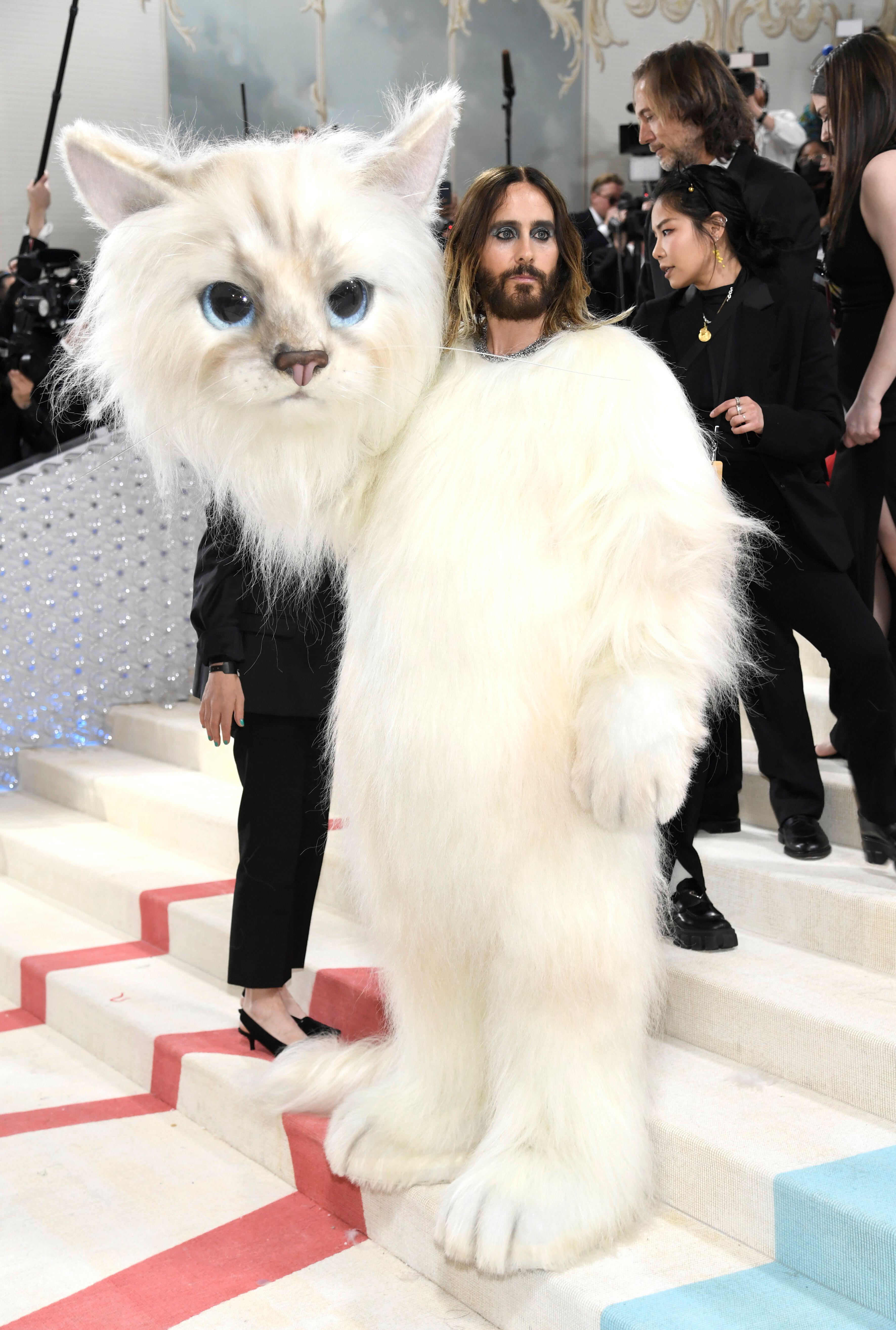 Jared Leto gives Doja Cat run for her money with bizarre cat costume at Met  Gala