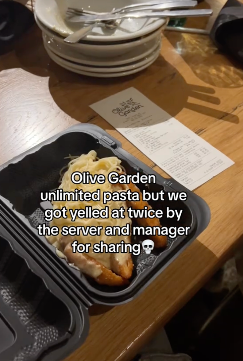 Olive Garden Diners Tap out After First Plate of Endless Pasta