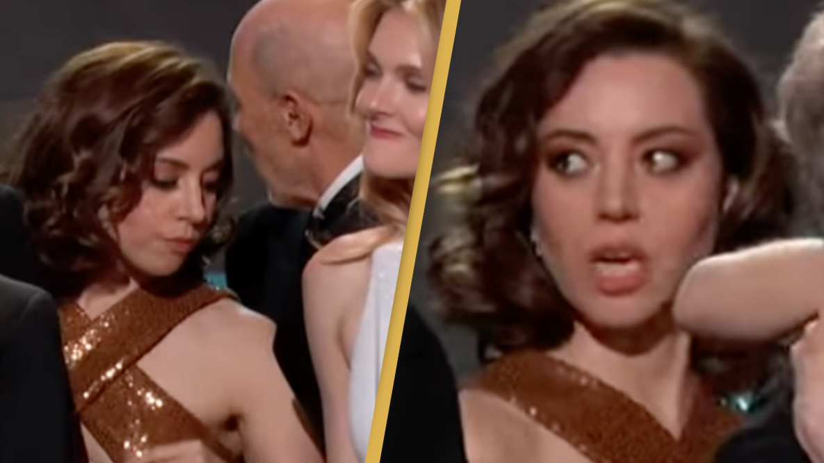 Aubrey Plaza Wasn't Upset by Her Costar at the SAG Awards, Actually
