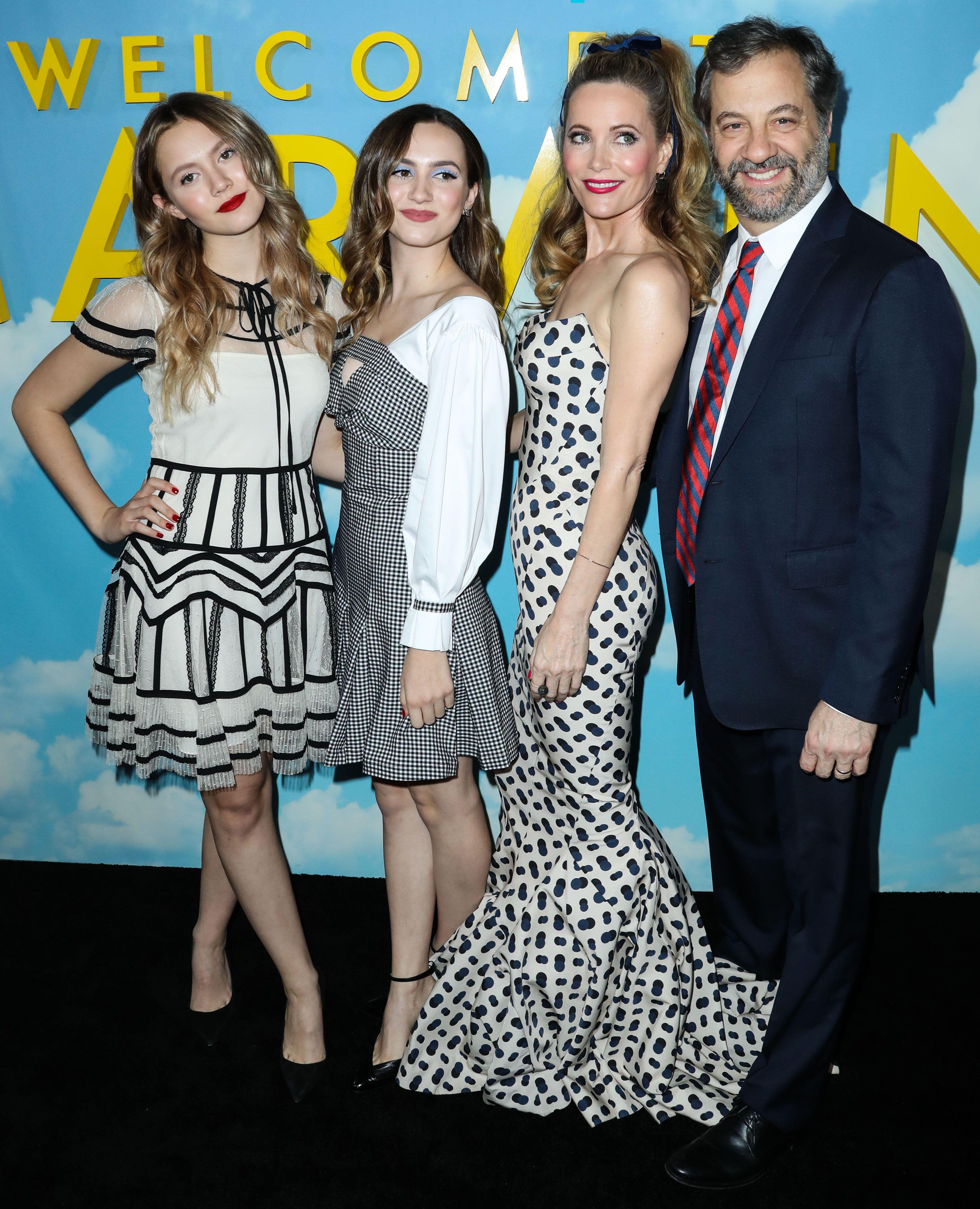 Leslie Mann Was Terrified by Judd Apatow on Their Wedding Day (Extended), Leslie  Mann is very proud of her daughters Maude Apatow & Iris Apatow!