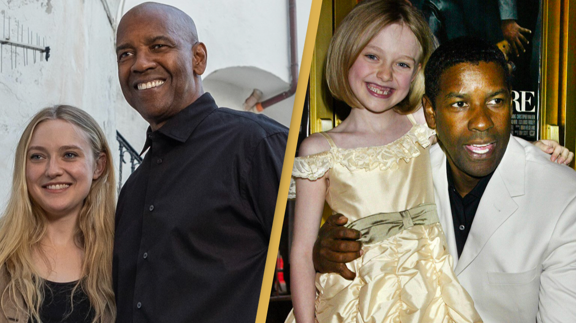 Denzel Washington and Dakota Fanning reunite nearly 20 years after Man On  Fire
