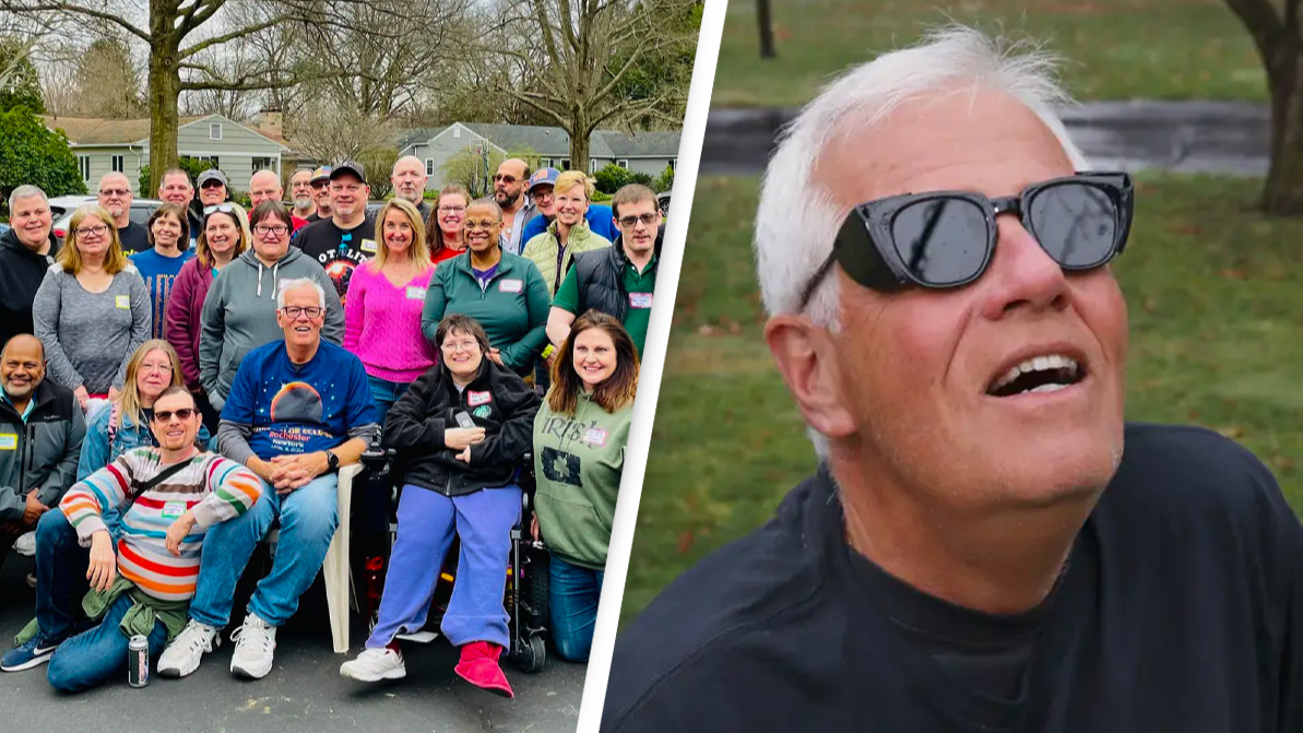 Teacher promised his students an eclipse party in 1978 and he stayed true  to his word over four decades later