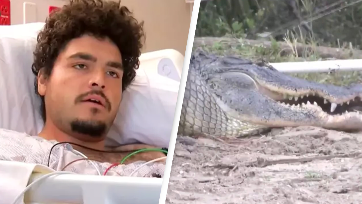 Florida man who lost his arm to a 10-foot gator describes