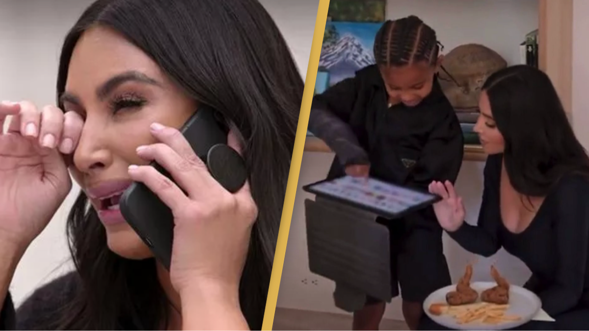 Kim Kardashian broke down in tears after son Saint saw joke about her sex  tape