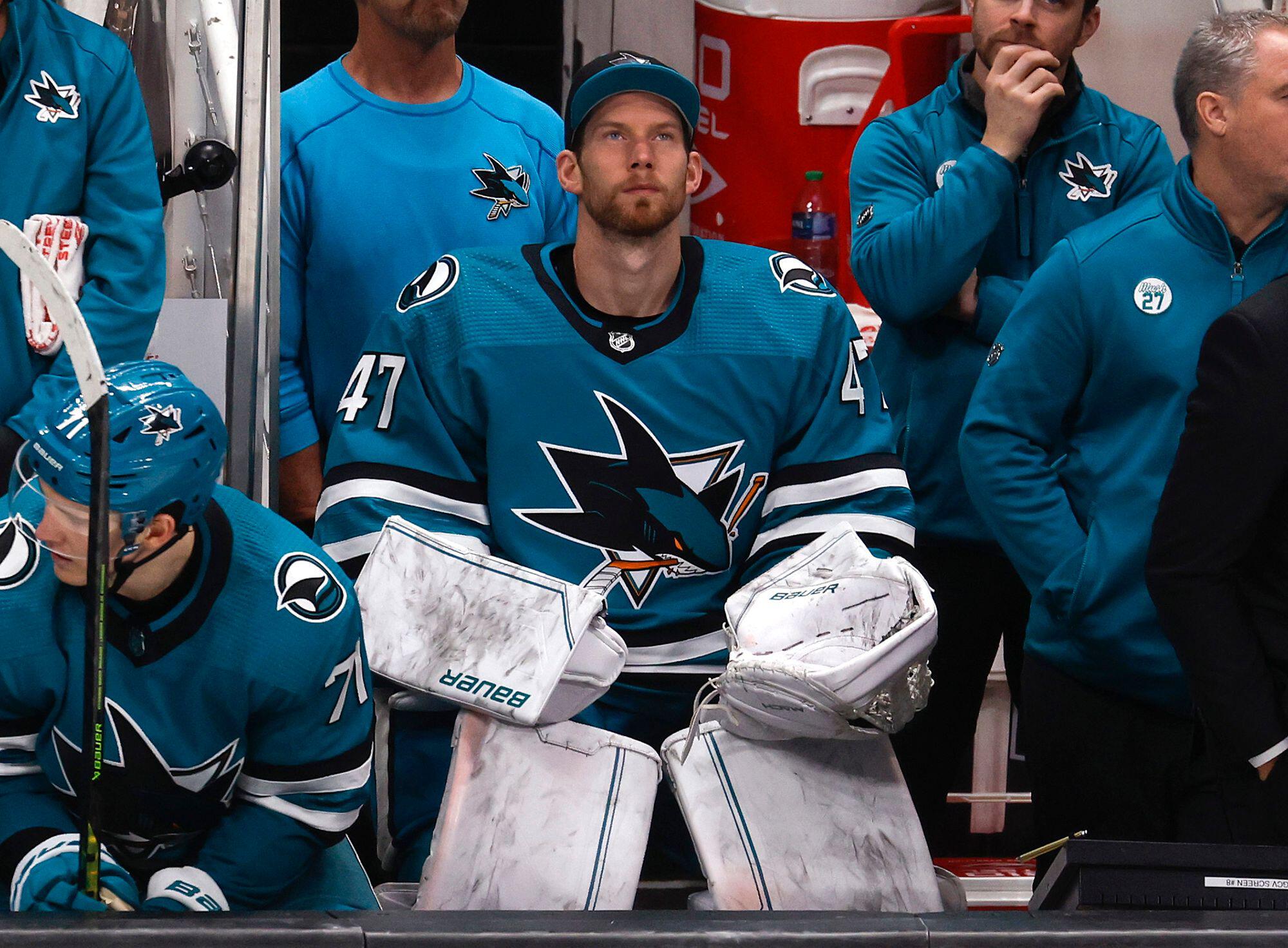 Sharks' James Reimer declines to wear Pride-themed jersey