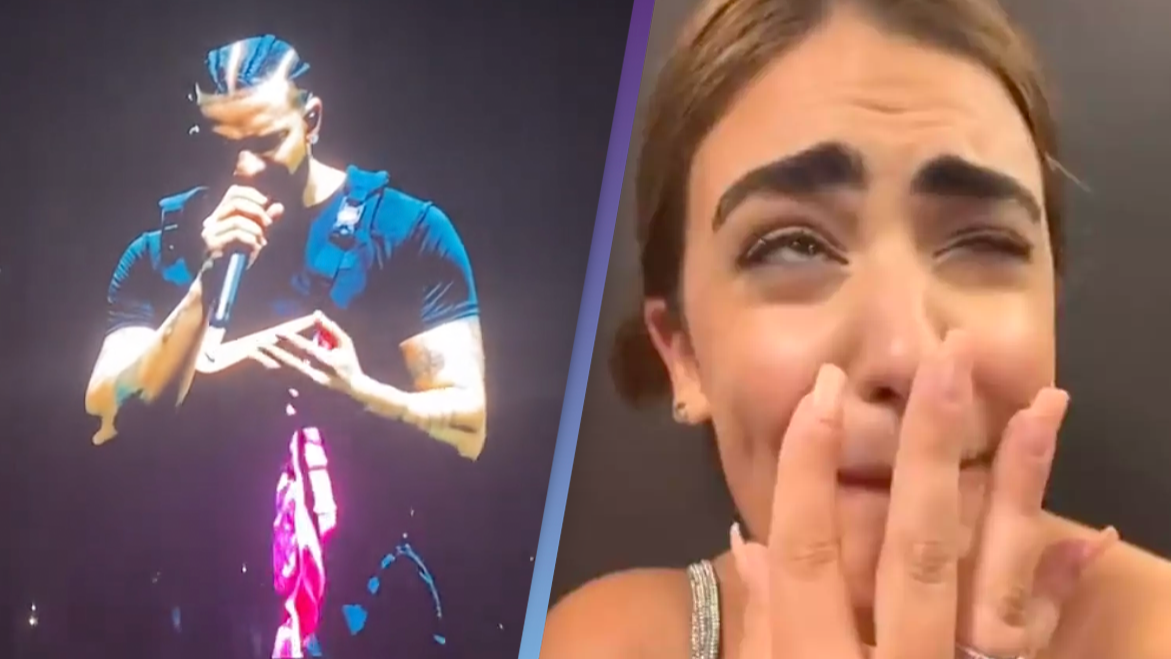 Woman who threw 36G bra at Drake in New York reacts to women chucking  bigger sizes to him on stage