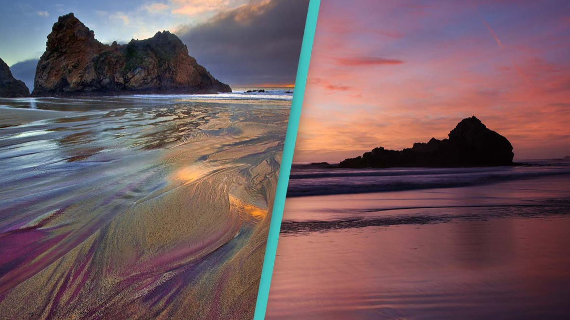 Where did California's beaches get their sand?