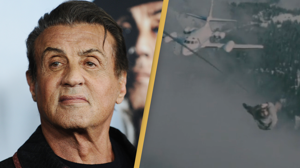Sylvester Stallone paid $1,000,000 for man to do death-defying stunt in film  that set a new world record
