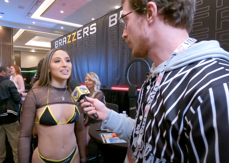 Brazza Xxx Bf School - Abella Danger loses it with interviewer who asks her most 'basic' questions