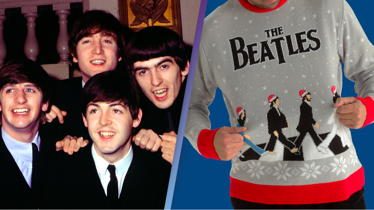 Beatles on sale xmas jumper