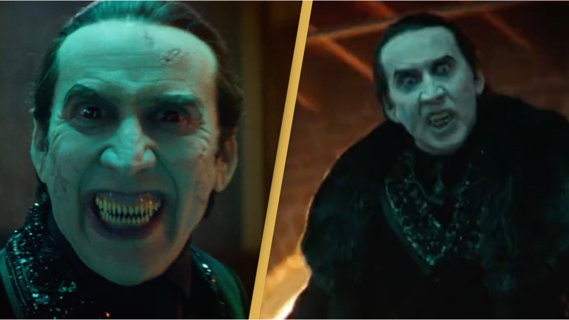 First look at Nicolas Cage as Dracula in gruesome AF trailer for ...