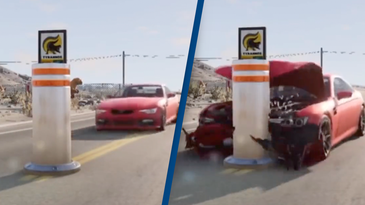 Viral videos shows what a car crash would look at various speeds