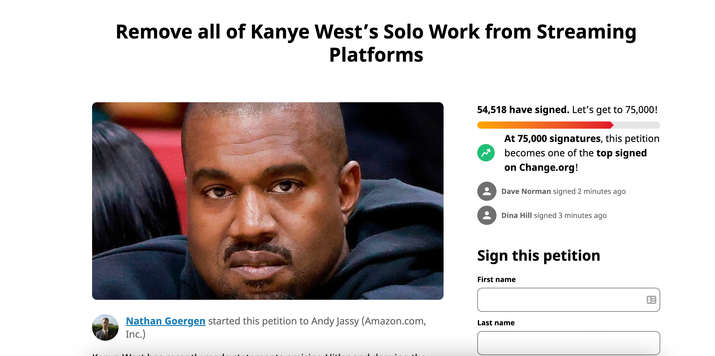 Kanye West Music Ban: Should Streaming Services Remove His Music?