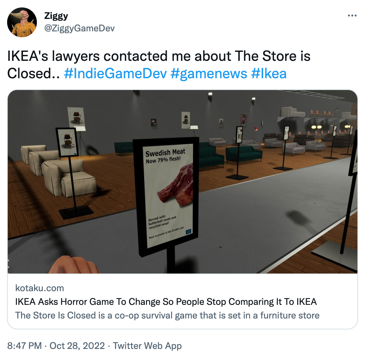 IKEA Asks Horror Game To Change So Folks Stop IKEA Comparisons