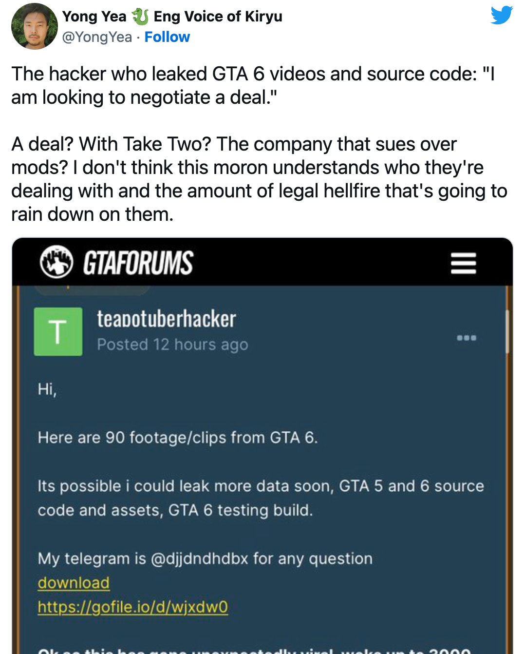 GTA 6 leak download by Uber Hacker
