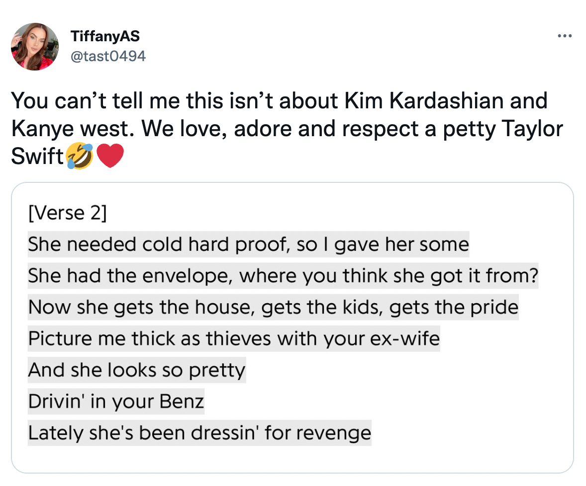 Midnights: Taylor Swift fans are saying Vigilante S*** is referencing Kim  Kardashian