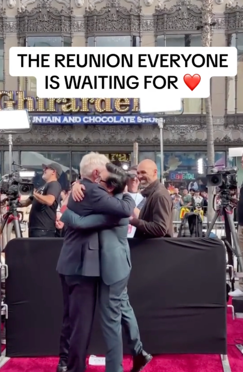 Ke Huy Quan Surprises Harrison Ford on 'Indiana Jones 5' Red Carpet