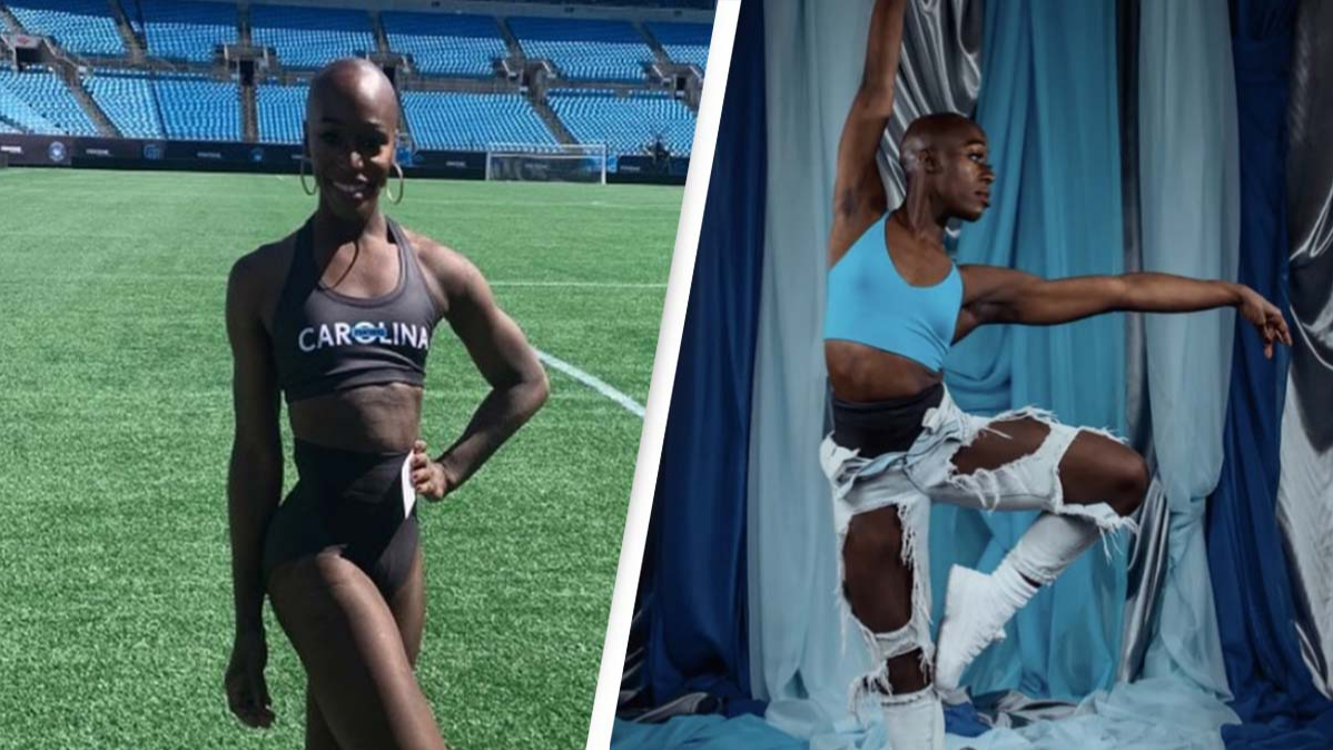 Justine Lindsay, believed to be 1st openly transgender NFL cheerleader,  opens up about joining Panthers