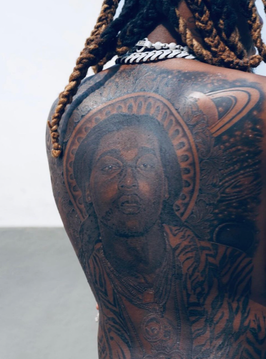 LIL DURK TATTOOS HIS WHOLE BACK IN 6 HOURS AND COVER HIS LEGS WIT RIP KING  VON  D THANG AND MORE  YouTube
