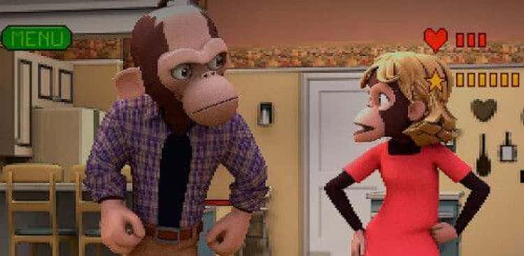 The Donkey Kong characters looked a bit too modern for 1995. Credit: Netflix