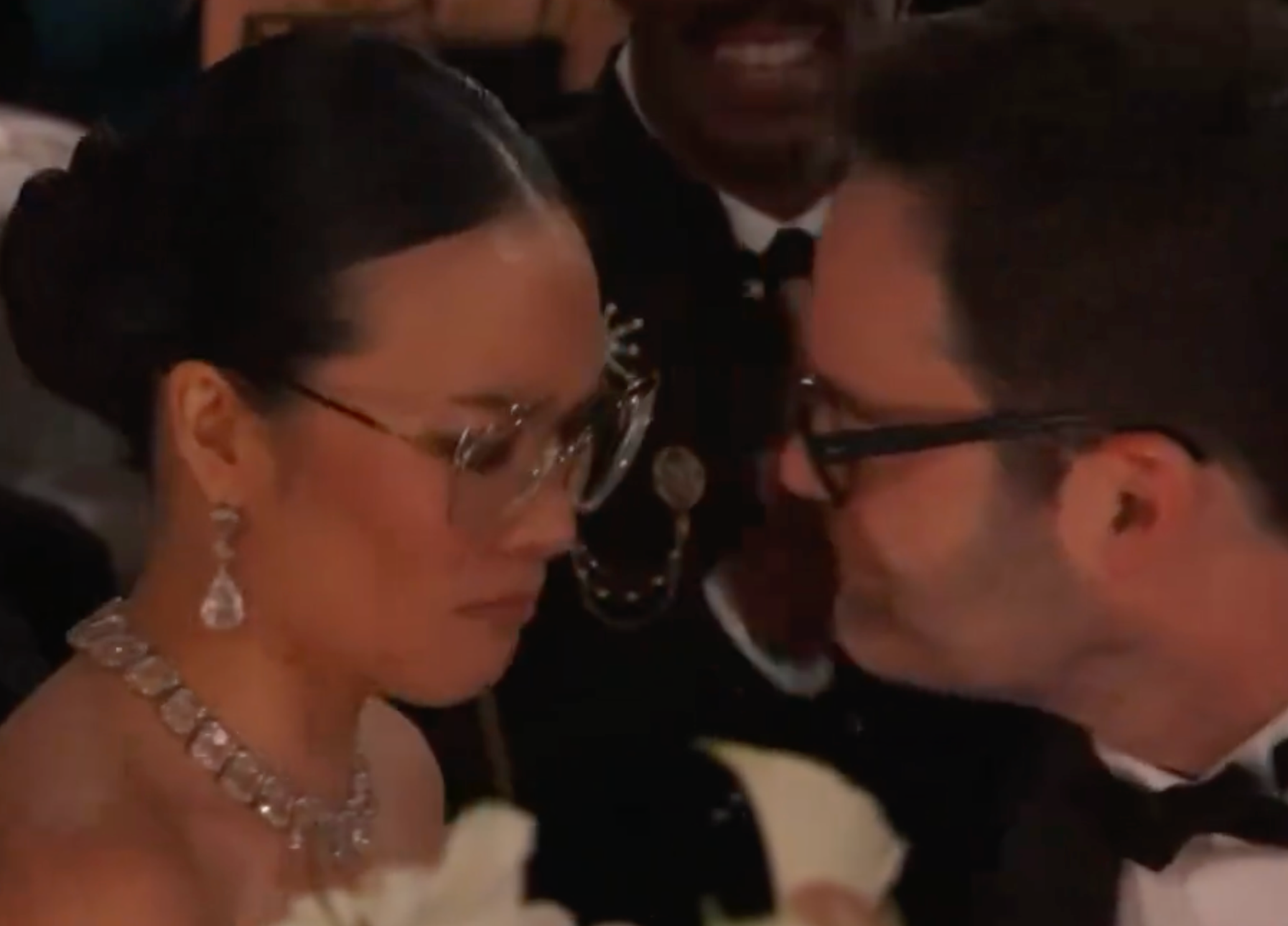 Bill Hader kissing Ali Wong after her Golden Globes win leaves shocked fans  all saying the same thing