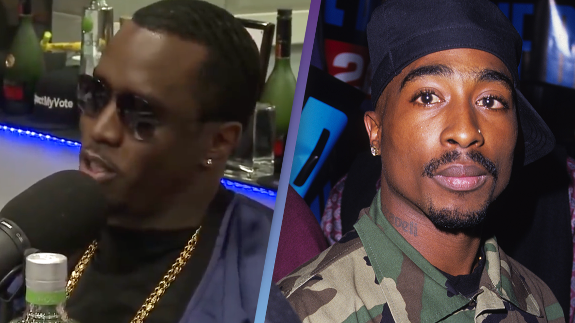 Diddy gives awkward response as he's asked if he was responsible for Tupac's death