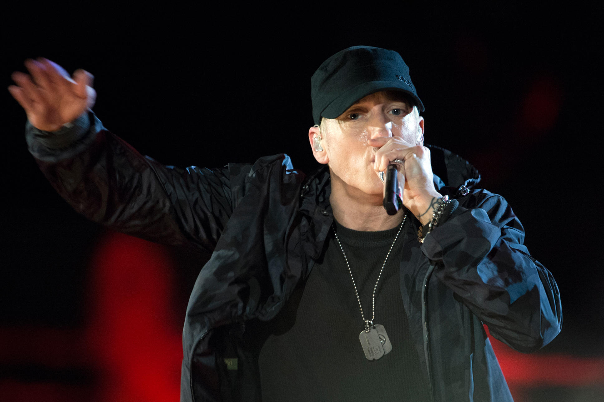 Eminem says performing at the Super Bowl is 'f***ing nerve-wracking'