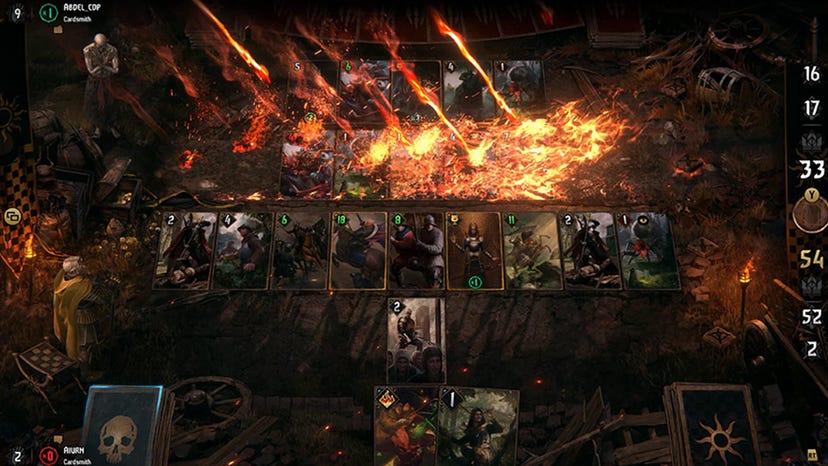 Screenshot from CD Projekt Red's Gwent: The Witcher Card Game.